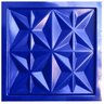 Formas Cullinans 30x30 3d Abs Azul Gesso Cimento 1mm - 3