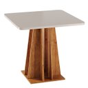 Ver imagem 1 de Mesa de Jantar 4 Lugares Quadrado Tampo de MDF Full Cobre/Blonde - Casa Giulia