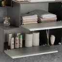 Ver imagem 4 de Gabinete e Espelheira 120cm Plena Superior Elite Cinza/Chumbo/Verde