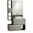 Ver imagem 2 de Gabinete e Espelheira 120cm Plena Superior Elite Cinza/Chumbo/Verde