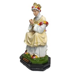 Imagem Nossa Senhora de La Salette Sentada Resina 19 Cm - 3