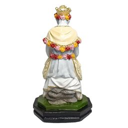 Imagem Nossa Senhora de La Salette Sentada Resina 19 Cm - 4