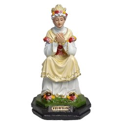 Imagem Nossa Senhora de La Salette Sentada Resina 19 Cm - 1