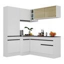 Ver imagem 6 de Armário De Cozinha Completa De Canto 964 Branco/preto
