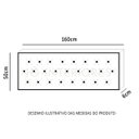 Ver imagem 3 de Cabeceira Estofada Queen 160x50cm Na Cor Marrom Claro - Materiais de Alta Qualidade