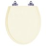 Assento Sanitário Laqueado Soft Close Windsor Creme (Bege) para vaso Deca - 1