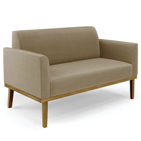 Poltrona Decorativa Base Madeira Castanho Maressa Suede Verde - Ibiza
