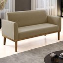 Ver imagem 5 de Poltrona Decorativa Base Madeira Castanho Maressa Suede Verde - Ibiza