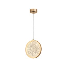 PENDENTE SINDORA 20cm 5W 300LM 3000K DOURADO DCD02117 - 1