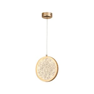 PENDENTE SINDORA 20cm 5W 300LM 3000K DOURADO DCD02117