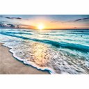 Ver imagem 2 de Quadro Decorativo Praia e Sol Sala Quarto Casa Escritório