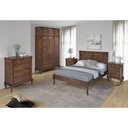 Ver imagem 3 de Cama de Casal Hannover Mmj-lz Lz-imbuia Casal - 1,38m Largura