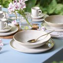 Ver imagem 4 de Aparelho de Jantar 20 Peças Porto Brasil Cerâmica Bio Latte Off White Stoneware Mesa Posta