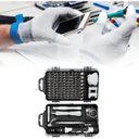 Ver imagem 2 de Kit de Reparo Eletrônico, Conjunto de Ferramentas com 120 Chaves de Fenda de Aço Carbono para Relógi