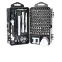 Ver imagem 1 de Kit de Reparo Eletrônico, Conjunto de Ferramentas com 120 Chaves de Fenda de Aço Carbono para Relógi
