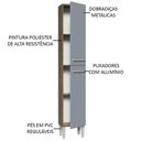 Ver mais imagens de Paneleiro Emilly 2 Portas - Rustic/cinza Rustic/cinza