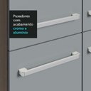 Ver imagem 4 de Paneleiro Emilly 2 Portas - Rustic/cinza Rustic/cinza