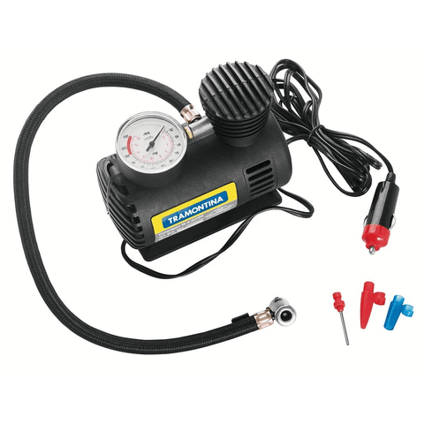 Compressor de Ar Portátil 12v 50w Tramontina Unico
