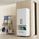 Ver imagem 1 de Armário Multiuso Dispensa Lavanderia Sevilha Cor:branco