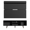 Ver imagem 7 de Rack Madesa Dubai e Painel para Tv até 65 Polegadas com Pés - Preto/rustic