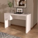 Ver imagem 7 de Mesa para Escritório Escrivaninha 2 Gavetas Branco