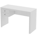 Ver imagem 6 de Mesa para Escritório Escrivaninha 2 Gavetas Branco