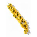 Ver imagem 2 de Pendente Hibisco Flor Trepadeira Artificial 110cm Decoração Amarelo