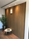 Ver imagem 3 de Painel Ripado Versátil: 03 unid. 270X110cm larg. Talatto Painéis Amêndoa