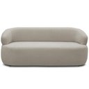 Ver imagem 3 de Sofá 2 Lugares Orgânico Sala de Estar Living 140cm Carmen F04 Bouclê Bege - Lyam Decor