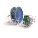 Ver imagem 1 de Escorredor de Louças Funcional Organizador de Pratos Branco