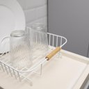 Ver imagem 5 de Escorredor de Louças Funcional Organizador de Pratos Branco