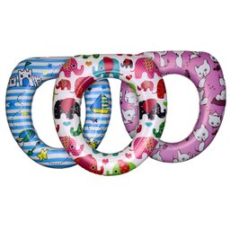 Assento Redutor para Vaso Sanitário Desfralde de Bebê Troninho Lorben Estampas Sortidas - 3