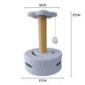 Arranhador para Gatos Bola Brincadeira Arranhar Brincar Pet Shop Sisal Interativo Diversão Descanso  - 4