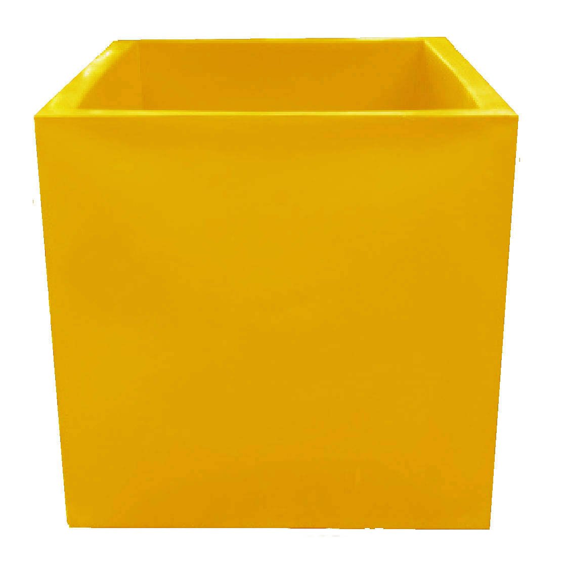 Vaso Plantar plantas Quadrado Polietileno 40X40 BGPLASTICOS V10 AZUL ESCURO 013 - 7