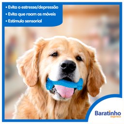 Kit 12 Osso Mordedor Anti Stress Massageador Gengival Pet - 3