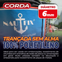 Ver imagem 2 de Corda Trançada Pe Virgem S/alma C/aprox. 301 Metros - Preto 6mm
