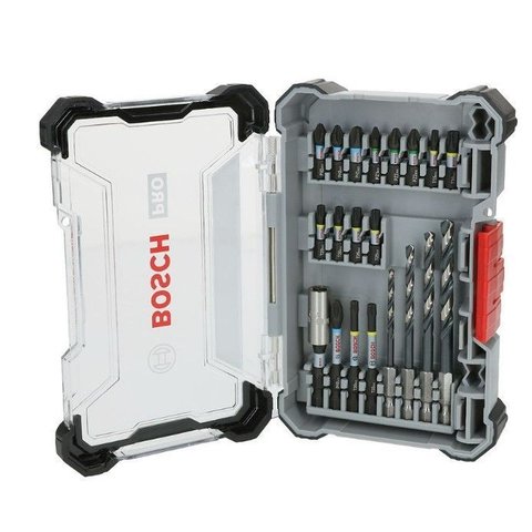 Jogo de Bits de Impacto Bosch e Brocas de Metal C/20pcs