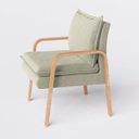 Ver imagem 5 de Poltrona Decorativa Bela em Linho Safira Off White - Home Mobily