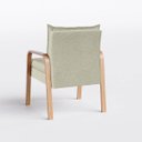 Ver imagem 6 de Poltrona Decorativa Bela em Linho Safira Off White - Home Mobily