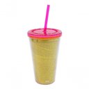 Ver imagem 3 de Copo Canudo Você Brilha 450ml Dourado - Projeto Kiwi