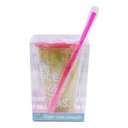 Ver imagem 2 de Copo Canudo Você Brilha 450ml Dourado - Projeto Kiwi