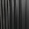 Painel Ripado Prime Madeira Pvc Preto Fosco 2,9m X 16cm - 1