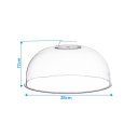 Ver imagem 5 de 2 Tampa Acrílico Transparente Média para Bolos e Tortas 28cm