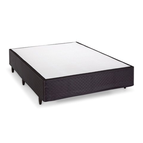 Base Box Desmontável Casal 138x188x28cm Yescasa Marrom