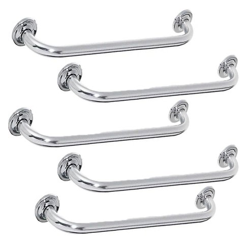 Alça Barra Apoio Kit 5 Uni 60cm Acessibilidade Banheiro Idoso Cadeirante Gestante Criança Seguran