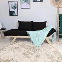 Ver imagem 6 de Sofá Japão Futon Preto em Madeira Maciça
