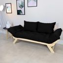 Ver imagem 4 de Sofá Japão Futon Preto em Madeira Maciça