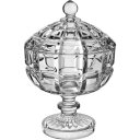 Ver imagem 1 de Potiche Decorativo Bomboniere Redondo Home&co com Tampa Eco Crystal 25x18x18cm Transparente