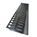 Ver imagem 2 de Ralo Linear 15x50 Alumínio Preto Com Cocho Coletor Saída 100mm e Tela Anti Insetos