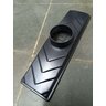 Ralo Linear 15x50 Alumínio Preto Com Cocho Coletor Saída 100mm e Tela Anti Insetos - 5